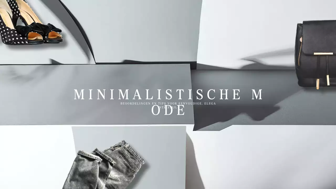 grijze minimalistische modegids