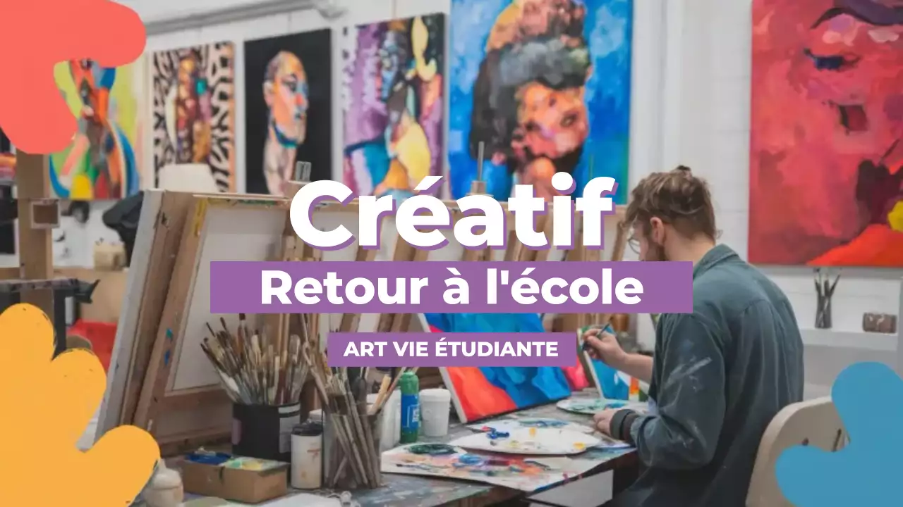 orange rouge bleu rentrée scolaire