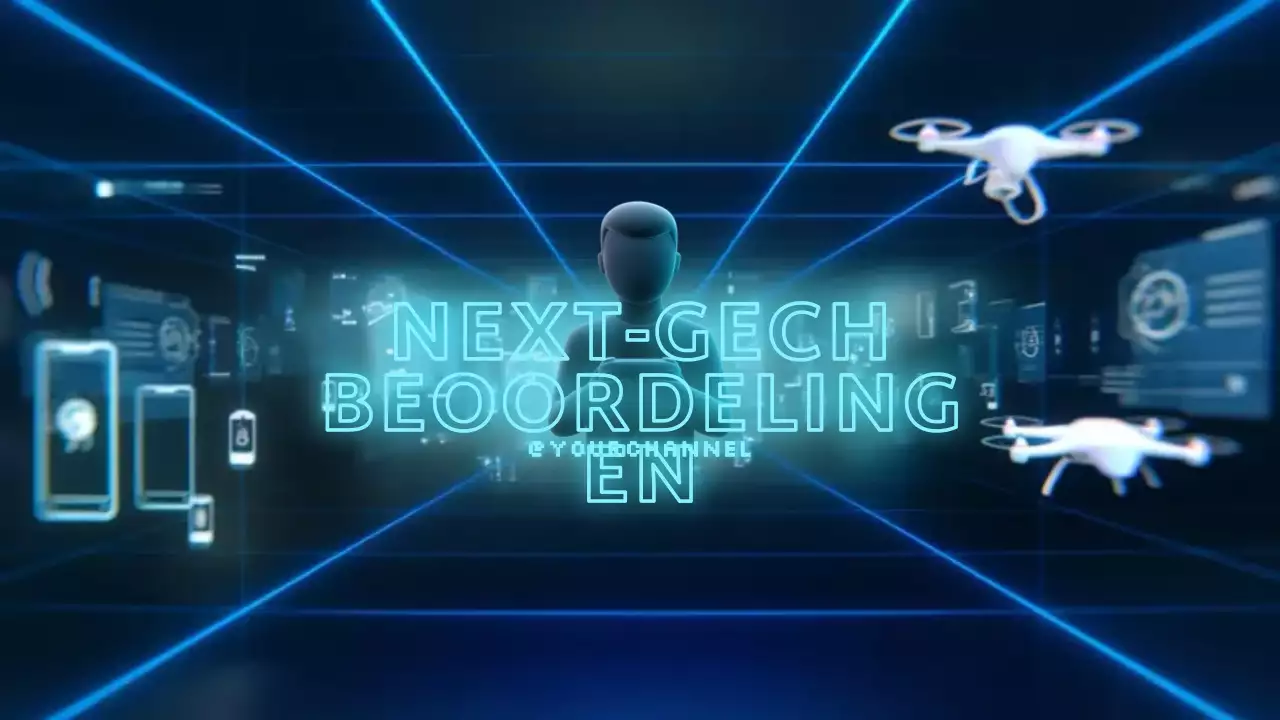 Blue Cyber Tech Promotie