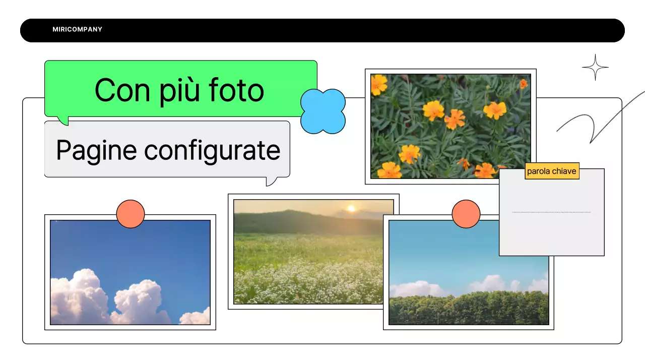 Un semplice business plan in bianco