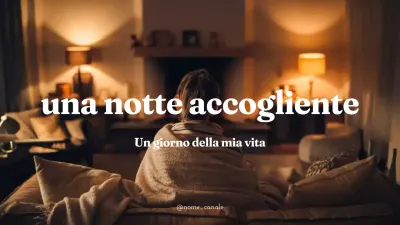 arancio marrone notte accogliente in stile moderno vlog