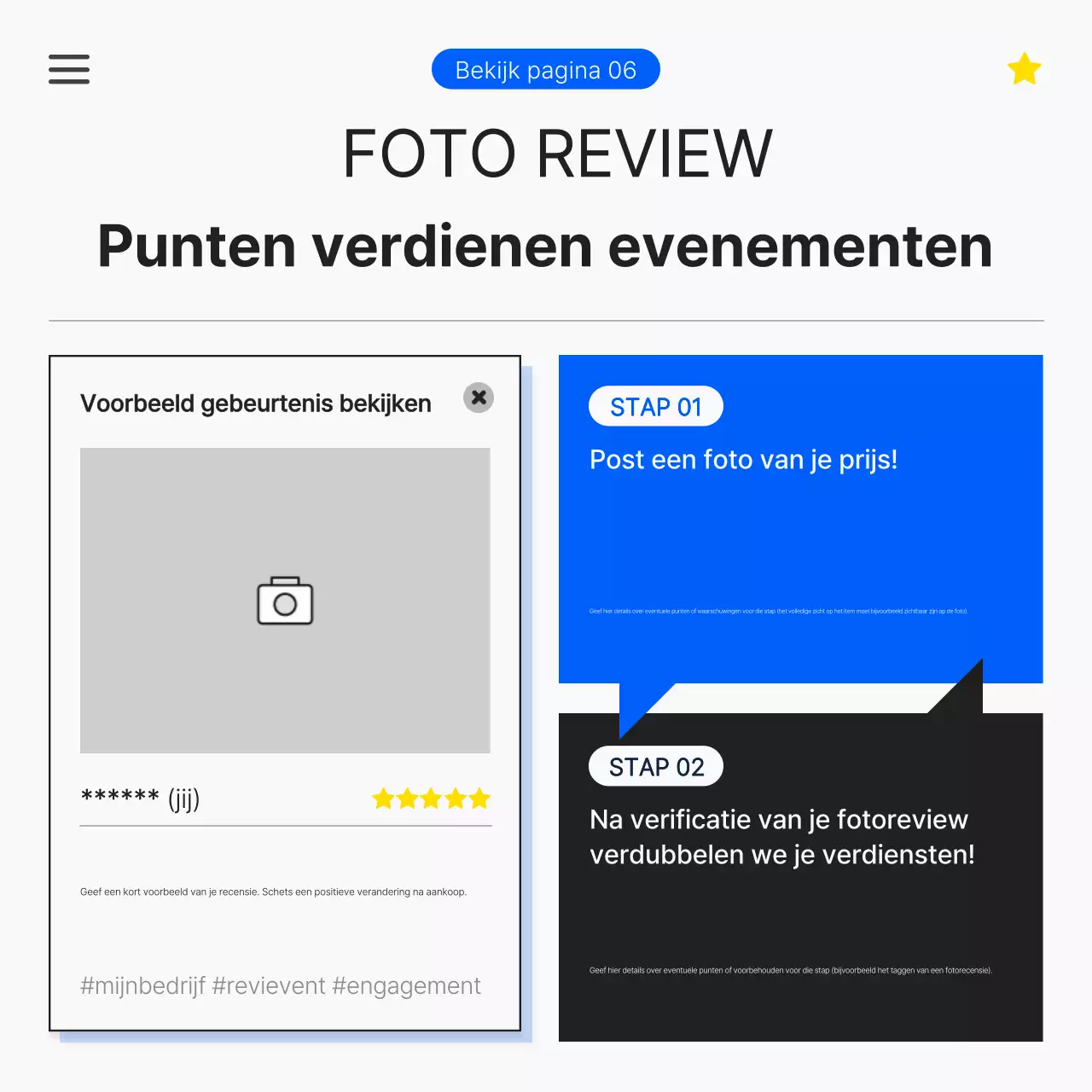 Zwart Modern Advertentieoverzicht