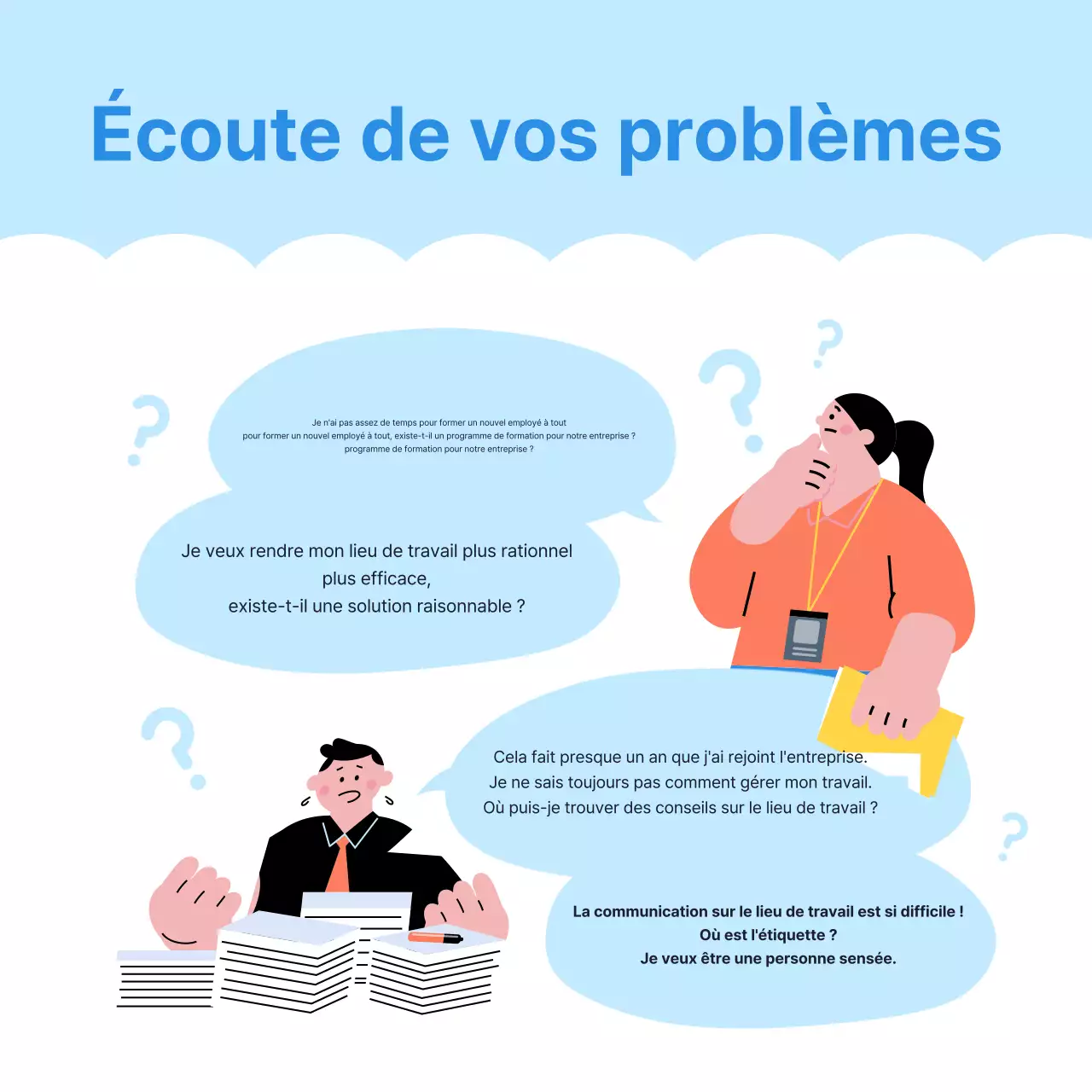 Recrutement de jeunes hommes en bleu clair