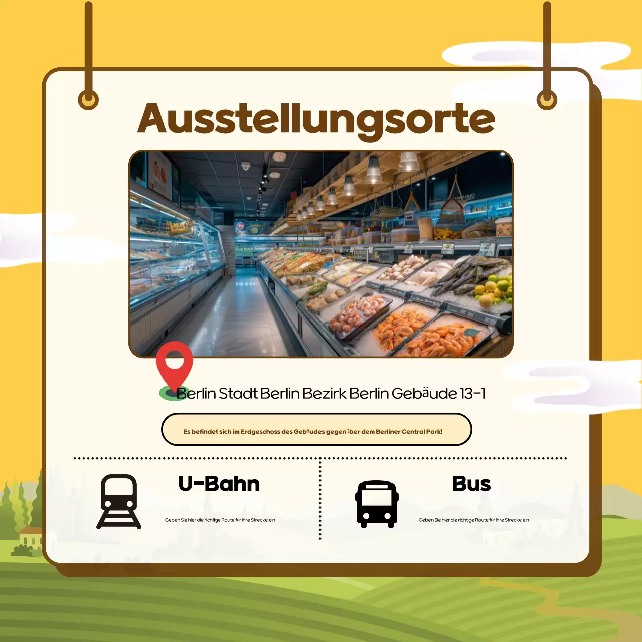 Yellow Lovely Produce Sonderausstellung Veranstaltung