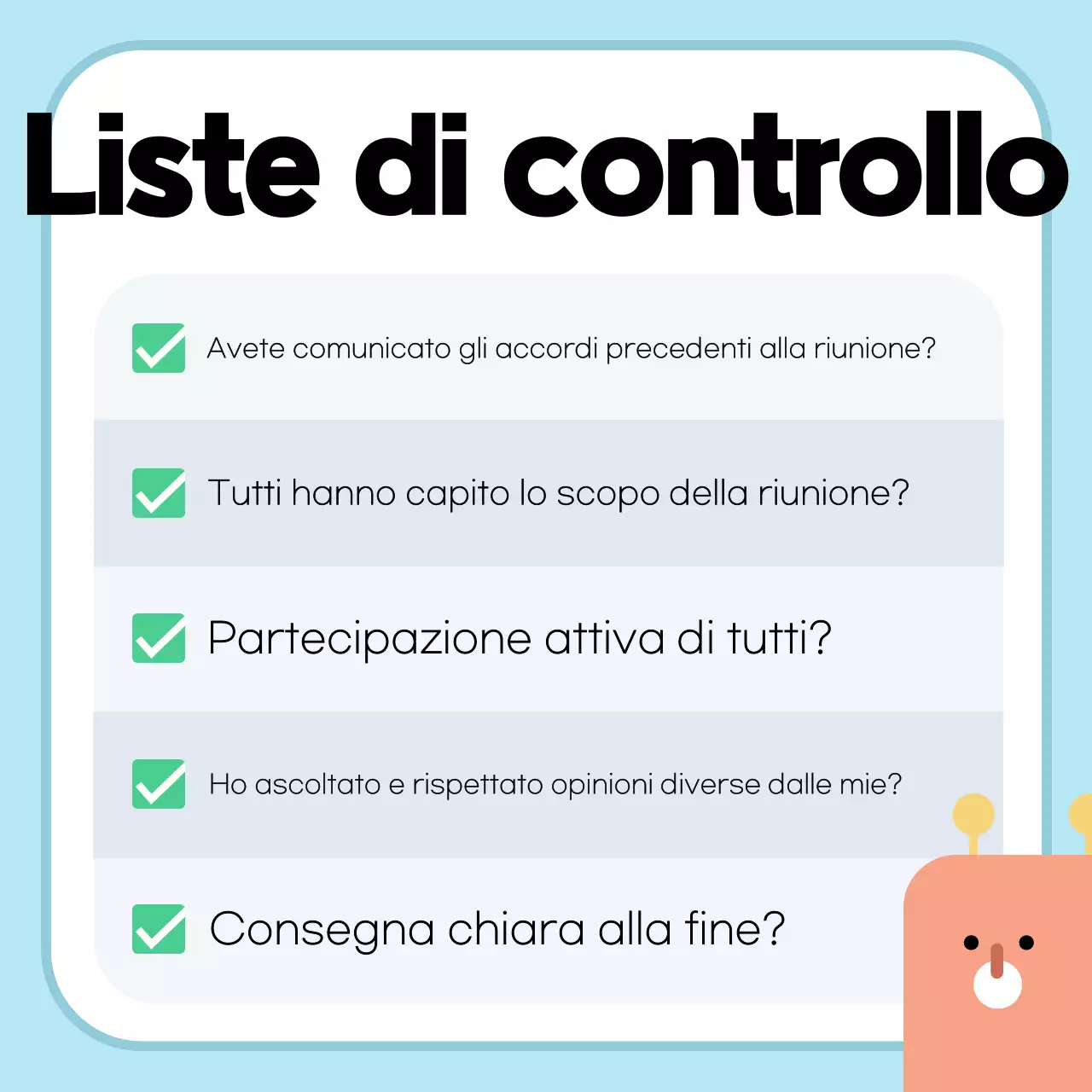 Guida alle riunioni di Mint Cozy