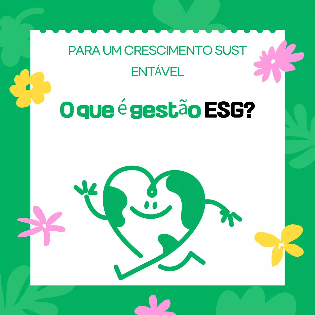 Campanha ambiental Green Simple