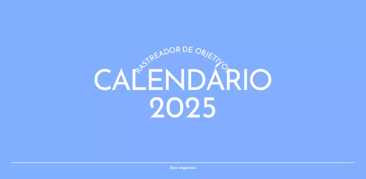 Calendário de acompanhamento de objectivos fotográficos com um toque de azul