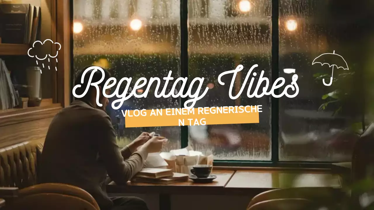 braun gemütlich regnerischen Tag vlog