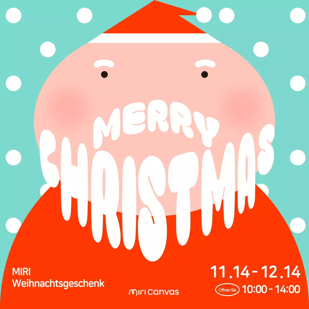 Mint Niedliche Weihnachtsveranstaltung