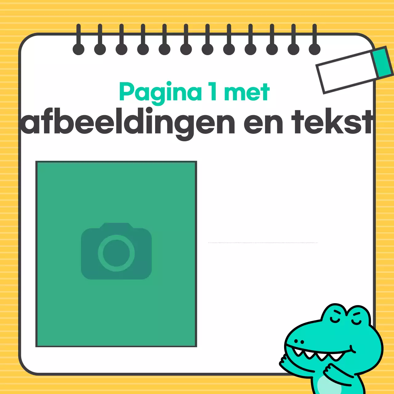 Eenvoudig geel ontwerp uitgelegd