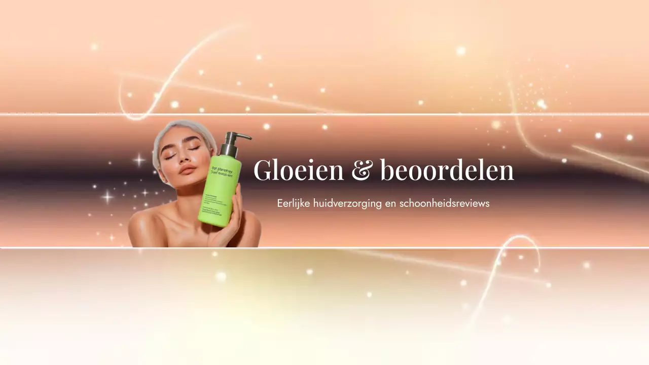 Advertentie voor Beige Elegante Huidverzorging