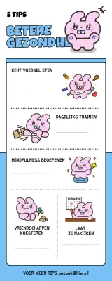 roze moderne gezondheidsgids