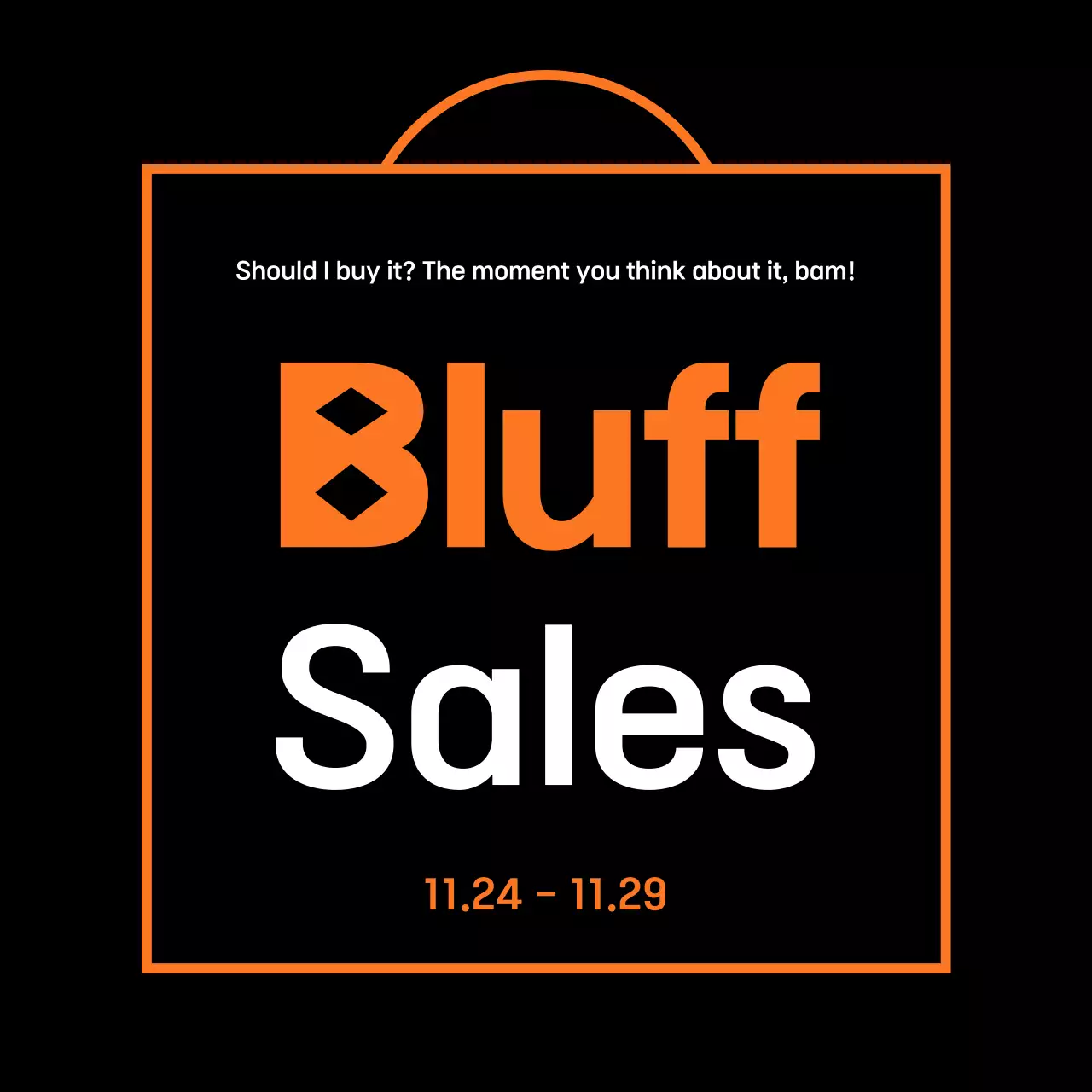 Orange Modern Sales Promotion Social Media Post