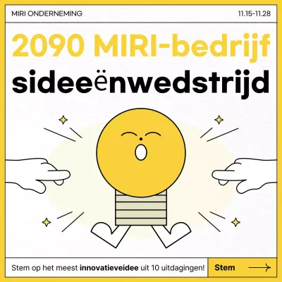 De ideeënwedstrijd voor geel en wit promoten