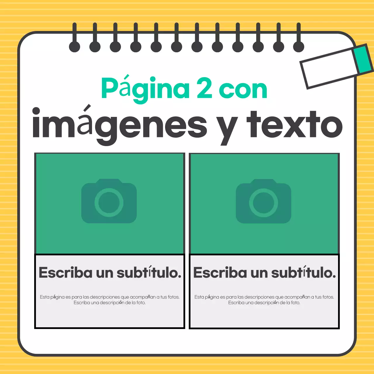 Explicación de Yellow Simple Design