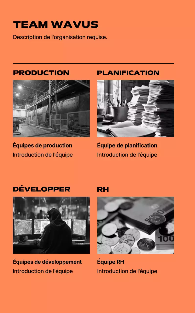 Un agenda d'entreprise simple avec une touche de couleur