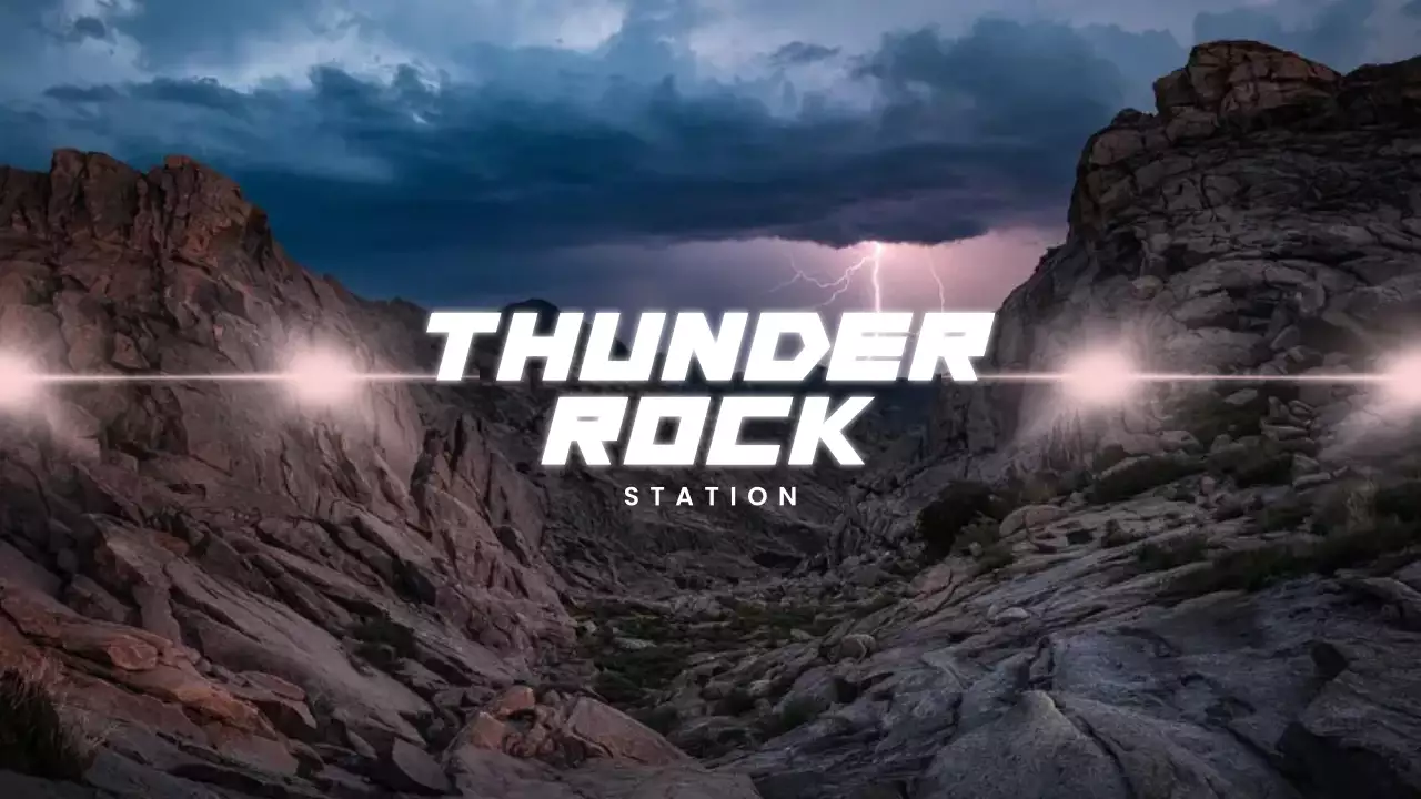 Grey Cyber Rock Event YouTube Thumbnail