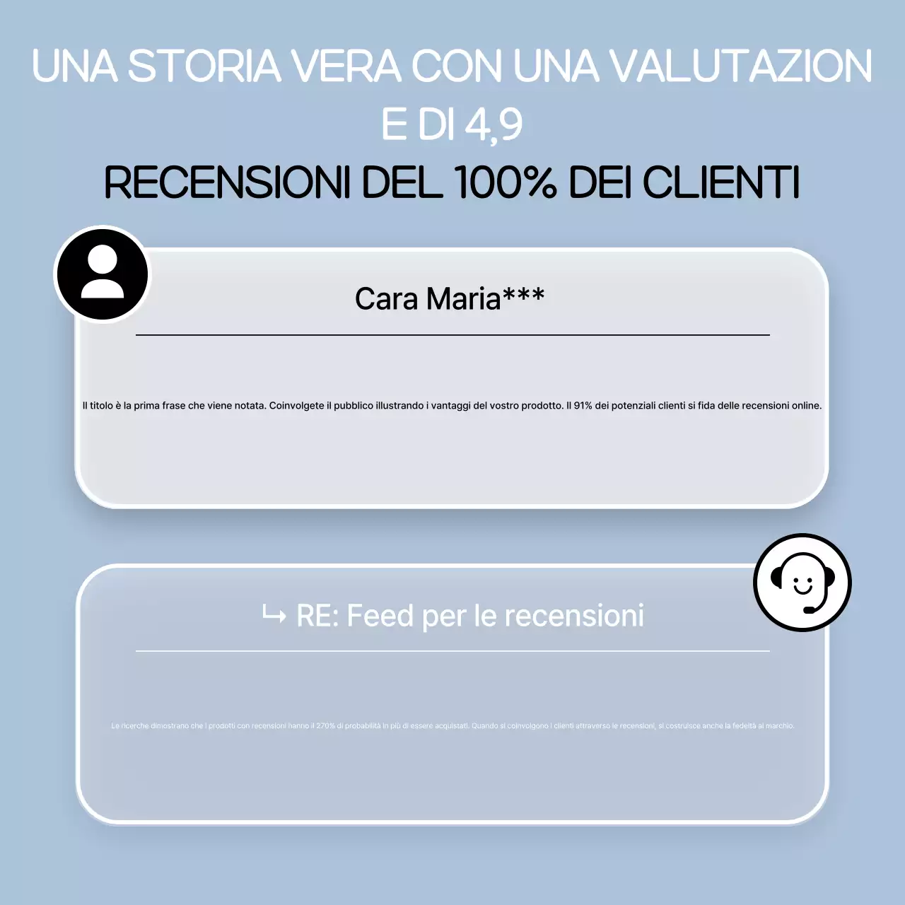 Promuovere il modello di recensione semplice Beige