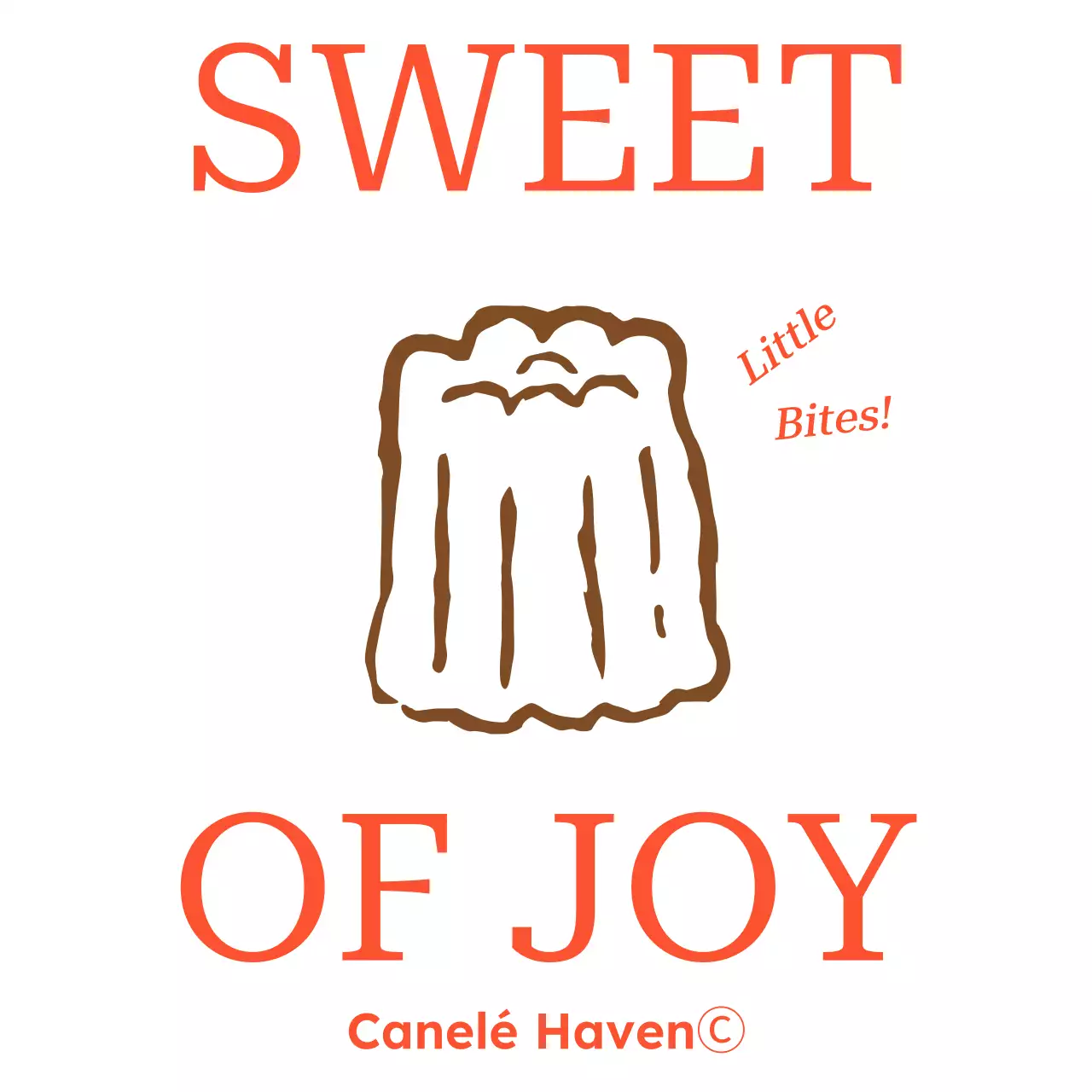 갈색 심플 디저트 광고