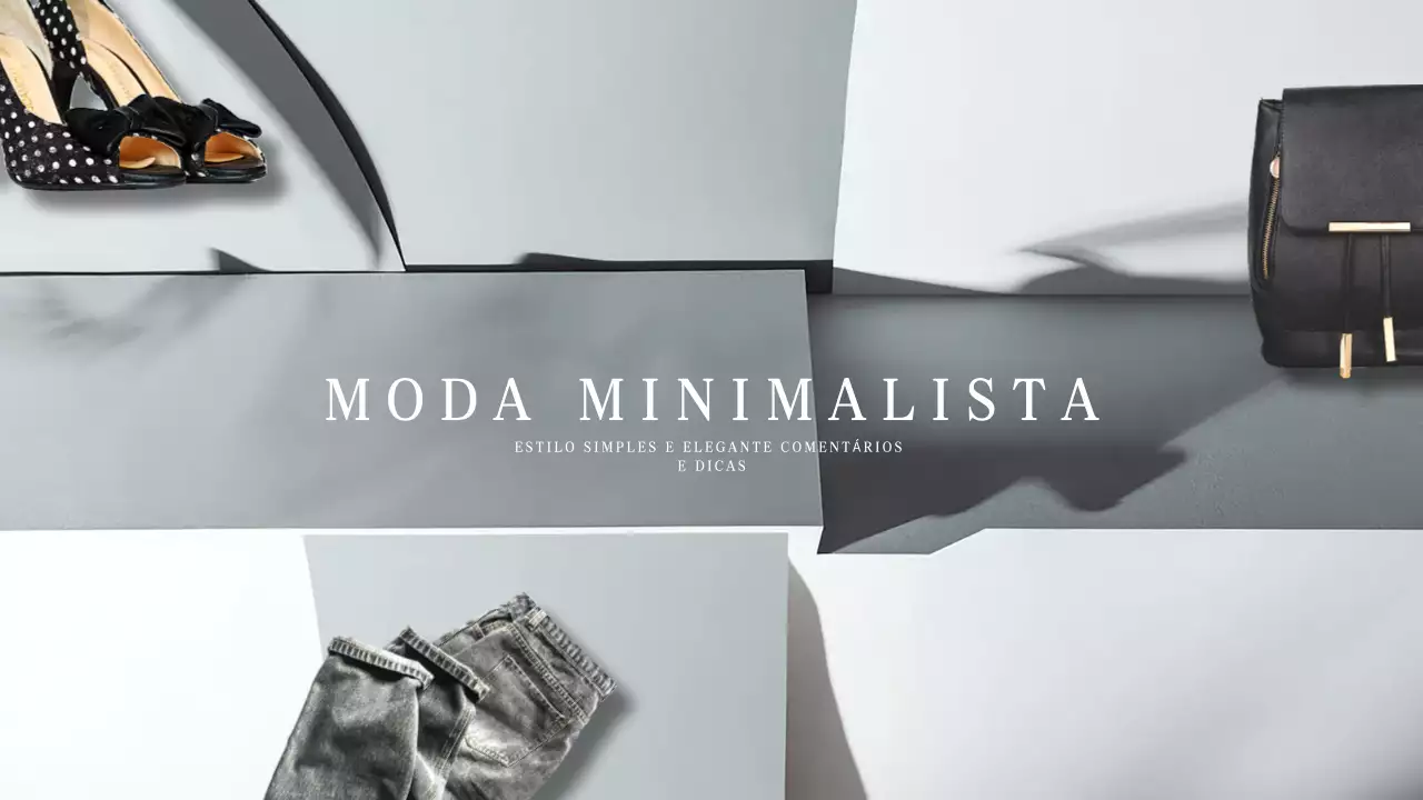 guia de moda minimalista cinzenta