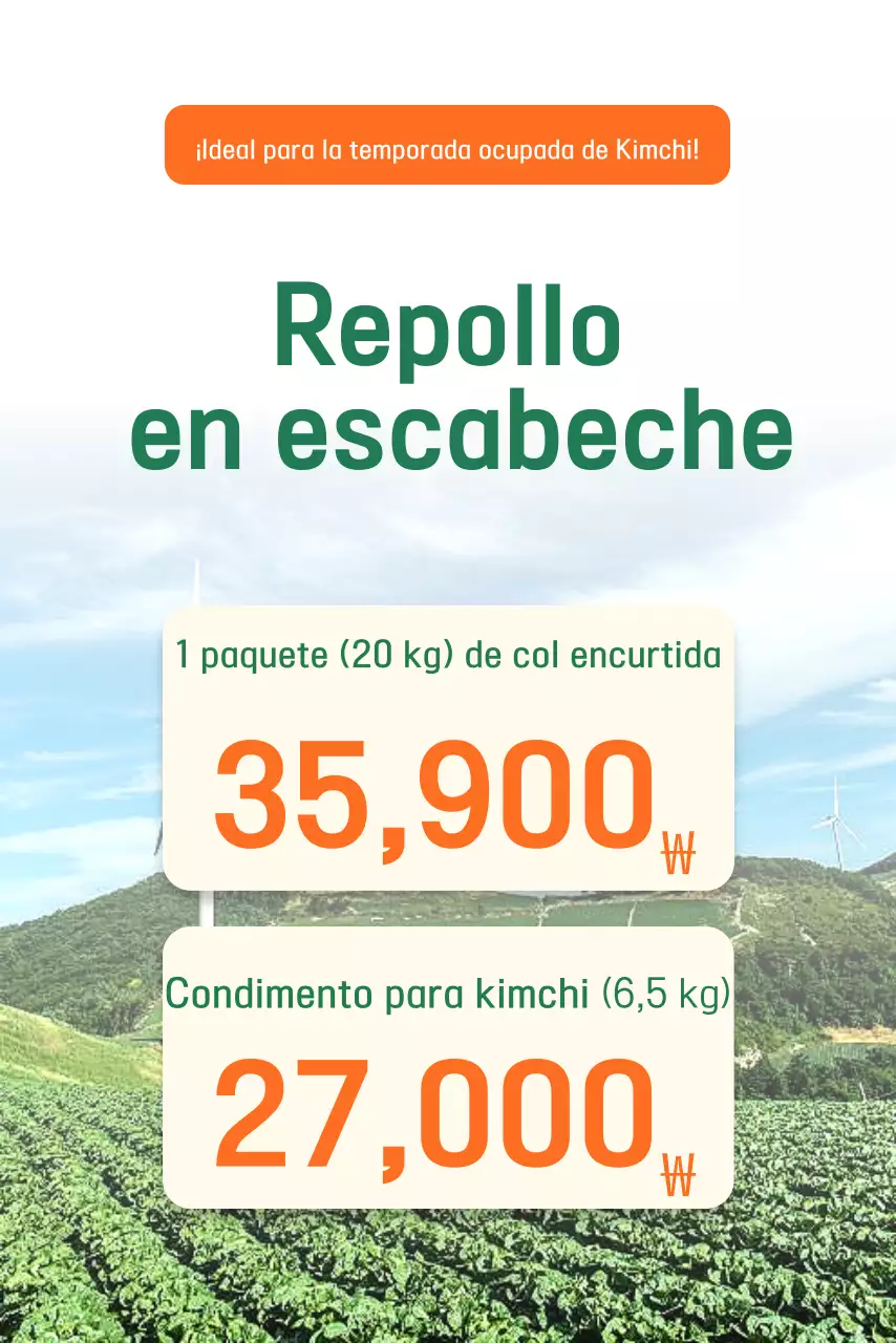 Guía de reservas Green Basic Kimchi