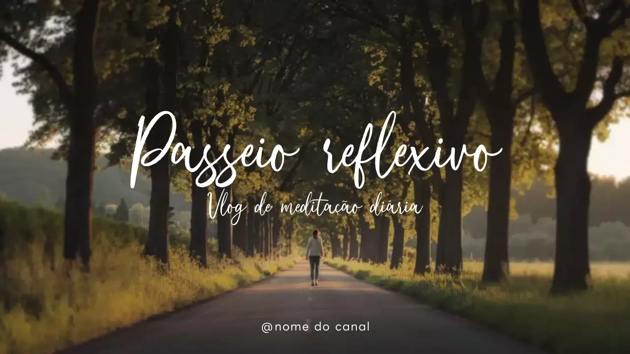 Verde meditação diária vlog estilo minimalista