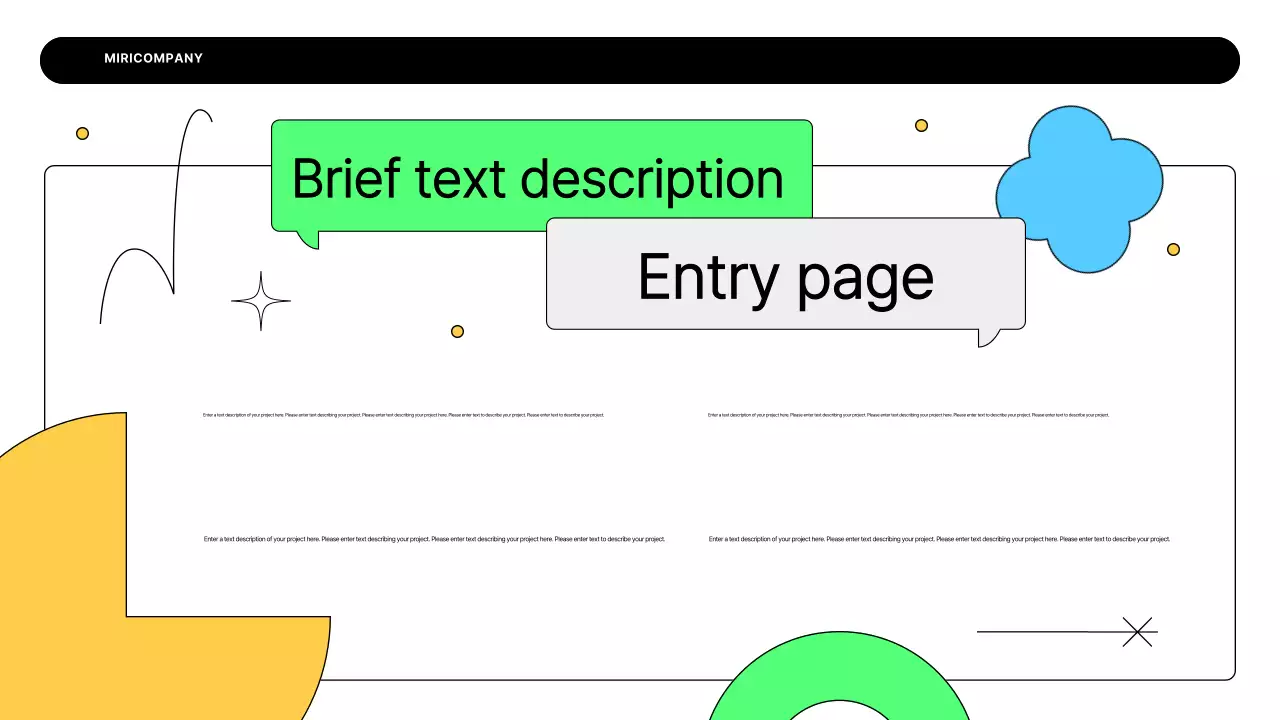 Apresentação de negócios moderna e colorida