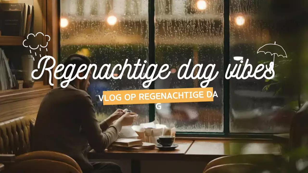 bruine gezellige regenachtige dag vlog