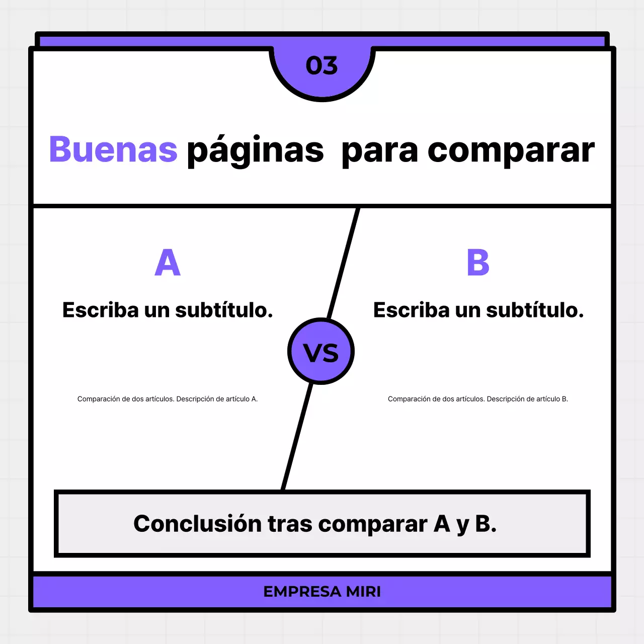 Guía de diseño simple malva