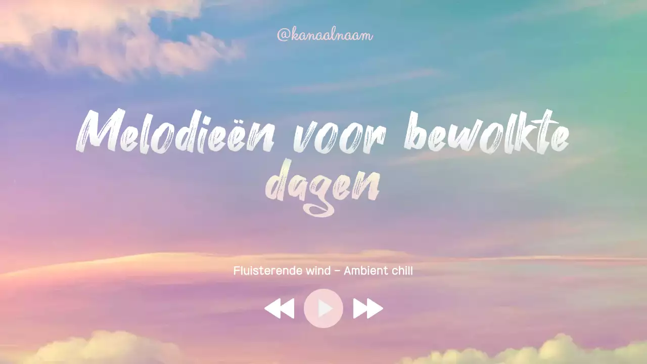 pastel esthetische muziek afspeellijst
