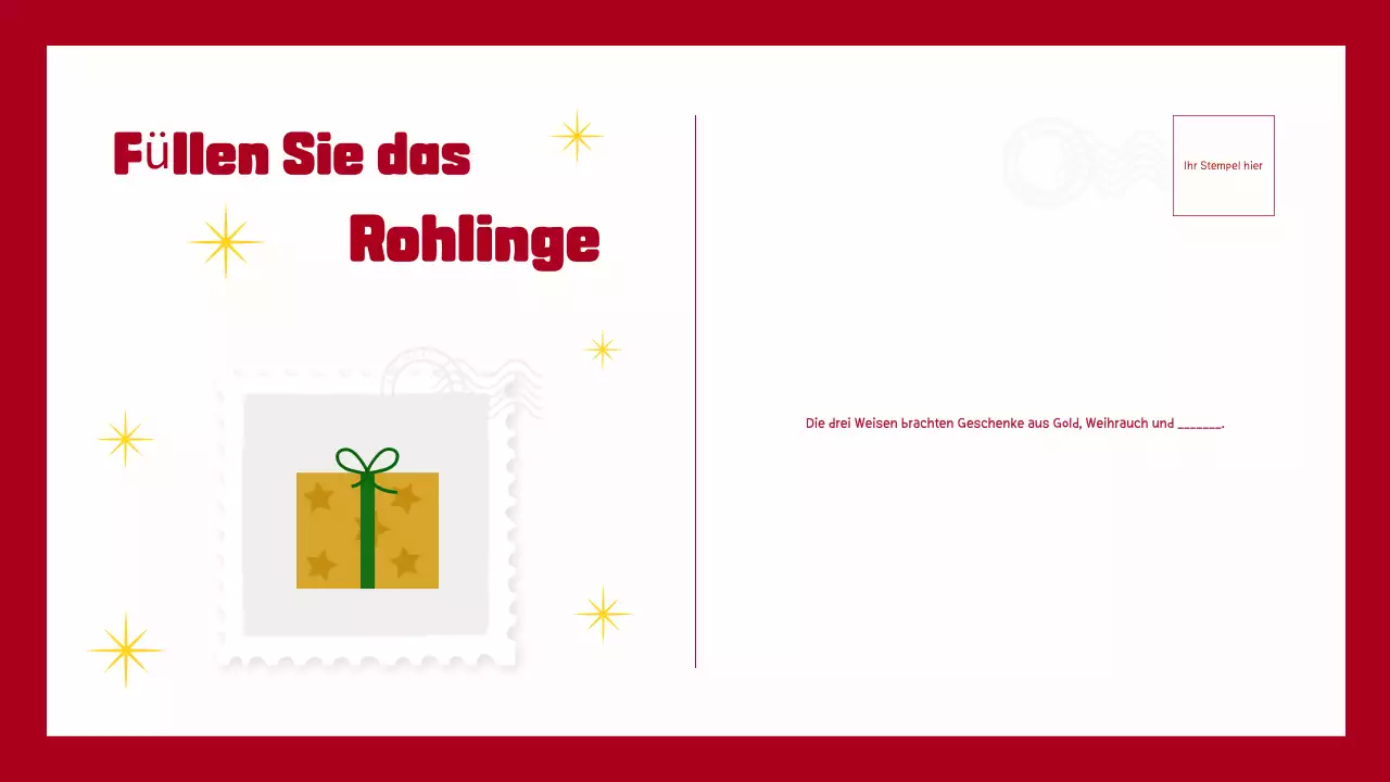 TRENDIGE LUSTIGE ILLUSTRATION WEIHNACHTS-QUIZ-SPIEL FÜR KINDER