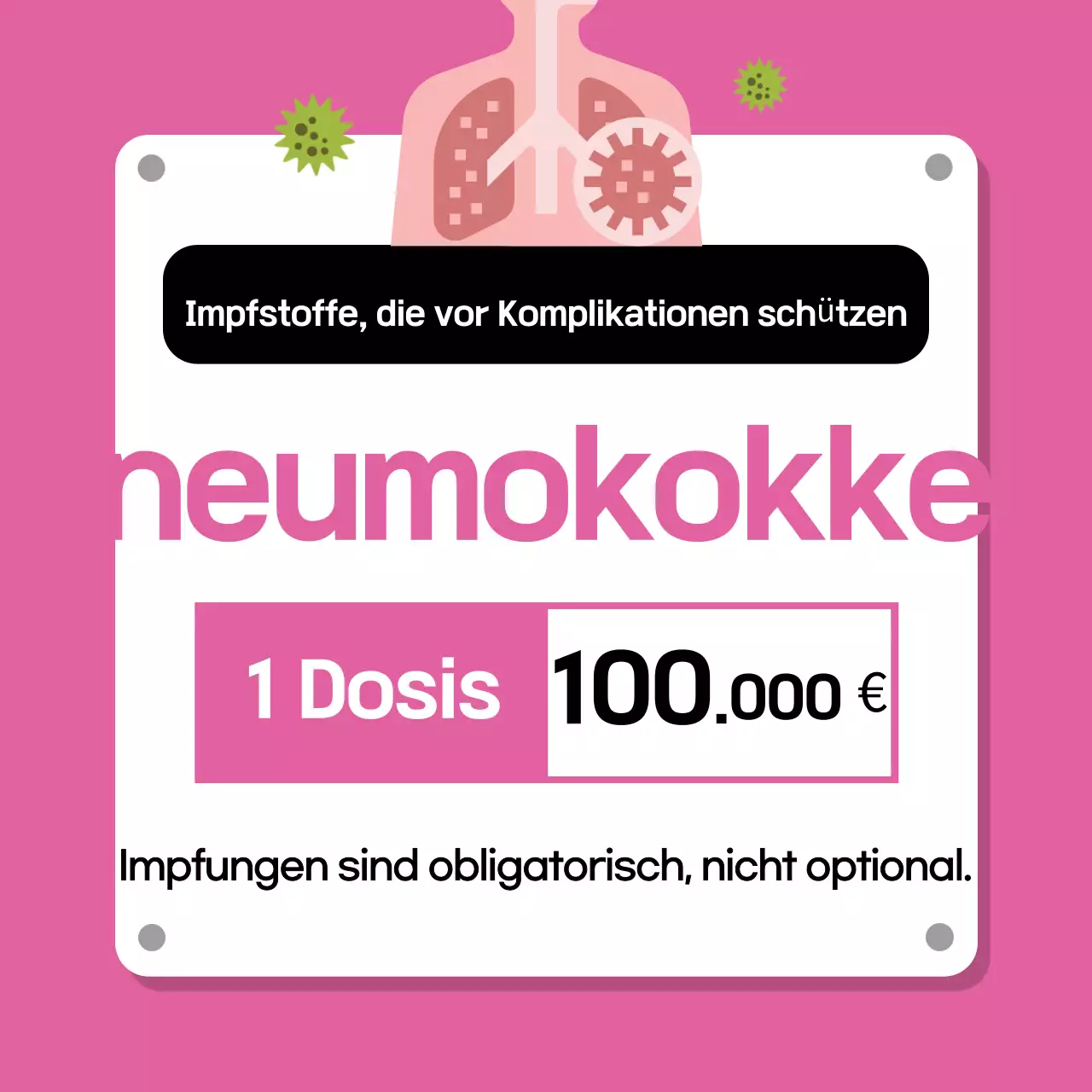 Grau Einfacher Leitfaden für Impfungen