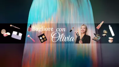 Pubblicità di bellezza moderna Rainbow