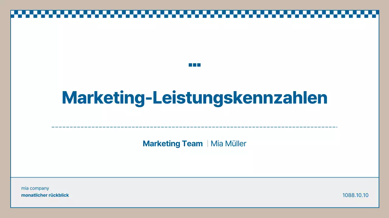 Blue Basic Marketingberichte