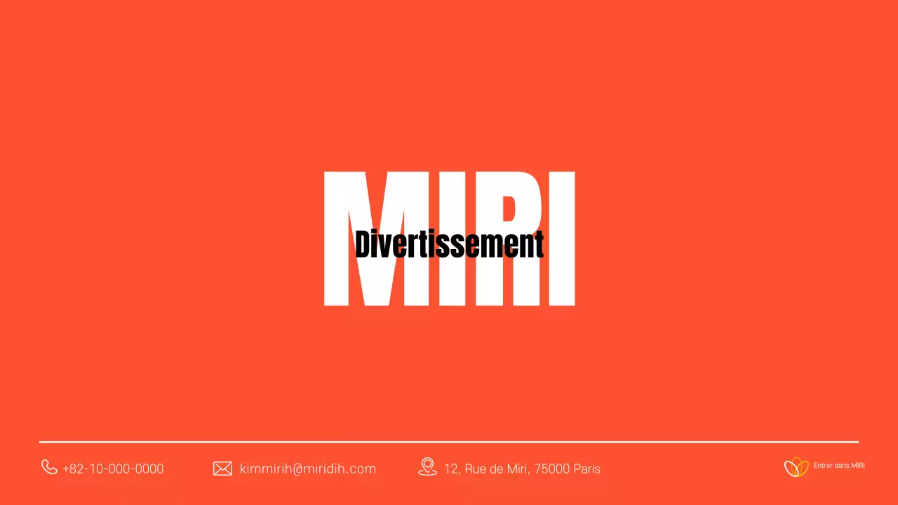 Promouvoir les divertissements rétro et kitsch à l'orange