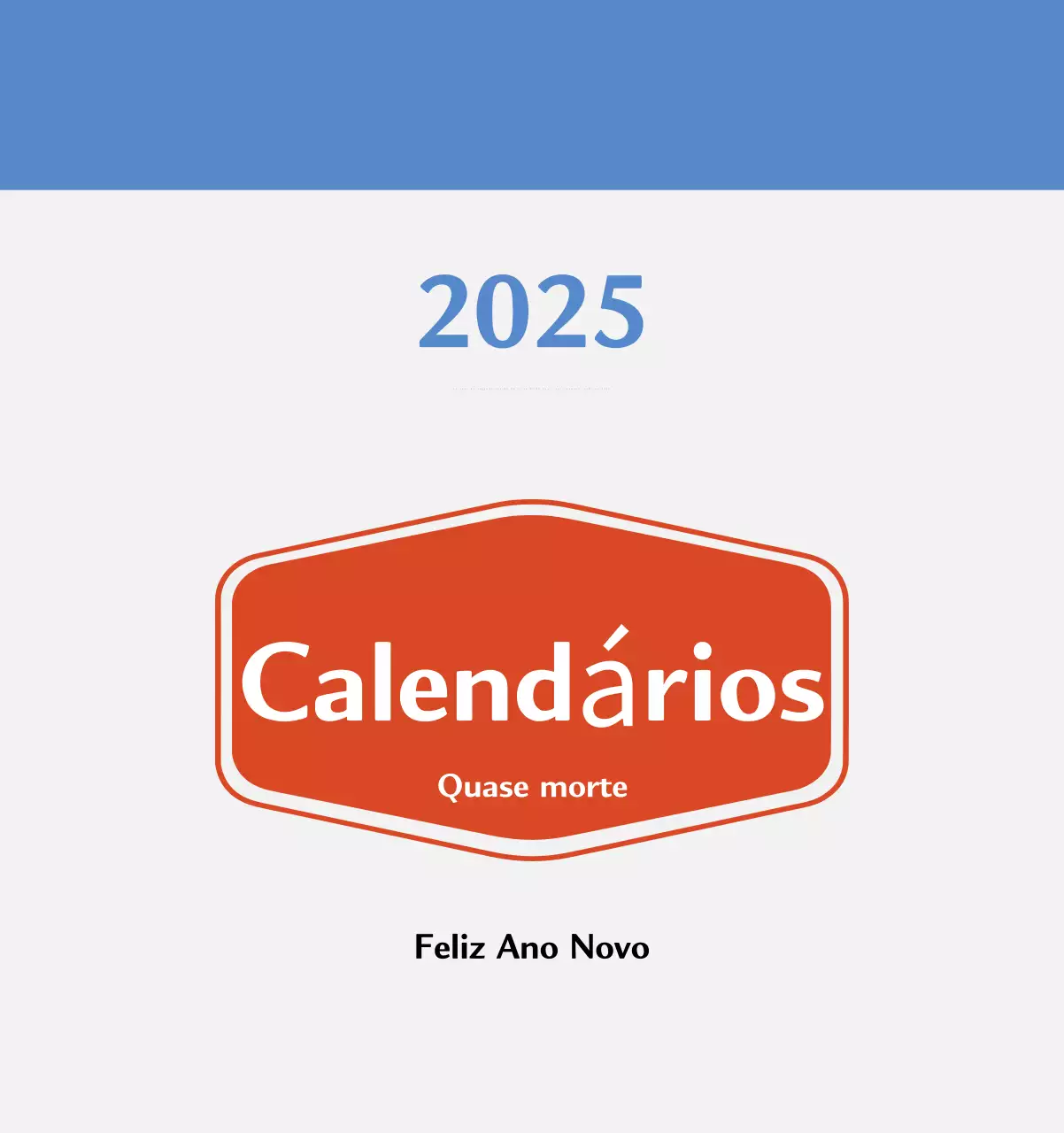 Calendário de memória com conceito retro em vermelho