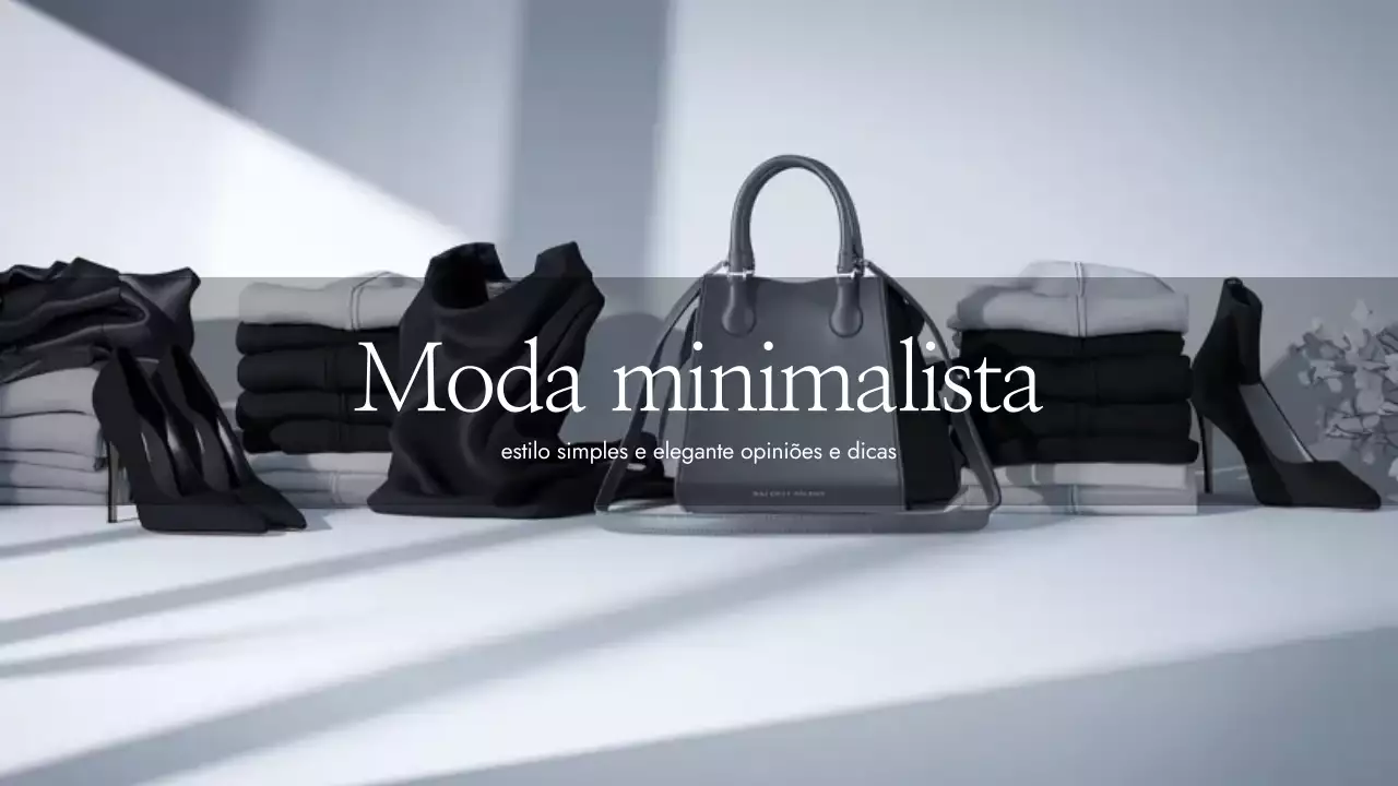 Guia de Moda Minimalista Cinzenta