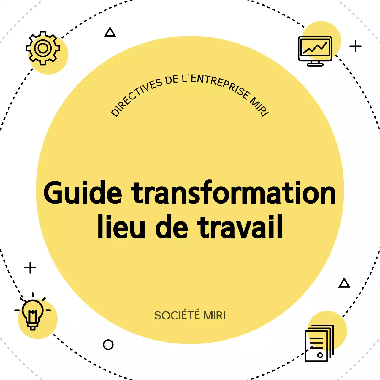 Manuel de l'entreprise simple jaune