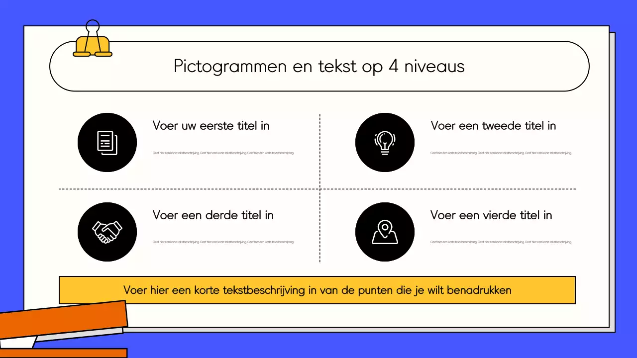 Een groene en aaibare zakelijke briefing