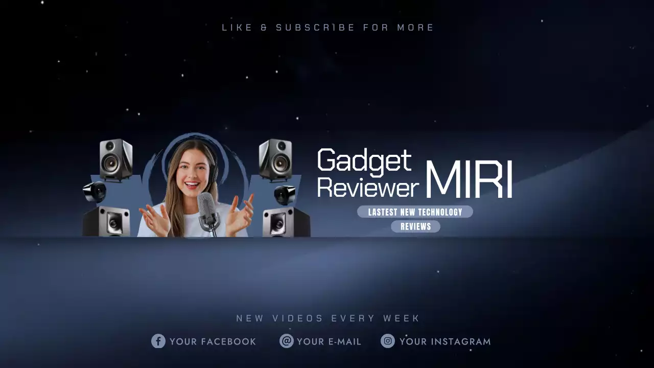 Blue Modern Technology Promotion YouTube Thumbnail