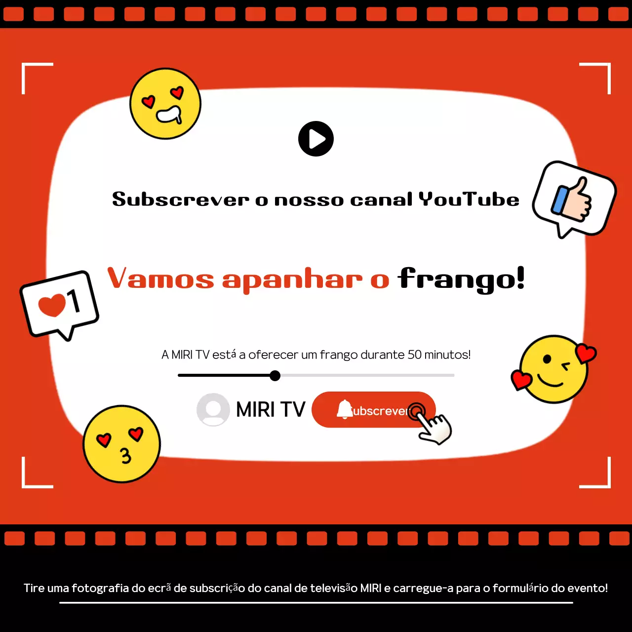 Evento Orange Pop nas redes sociais