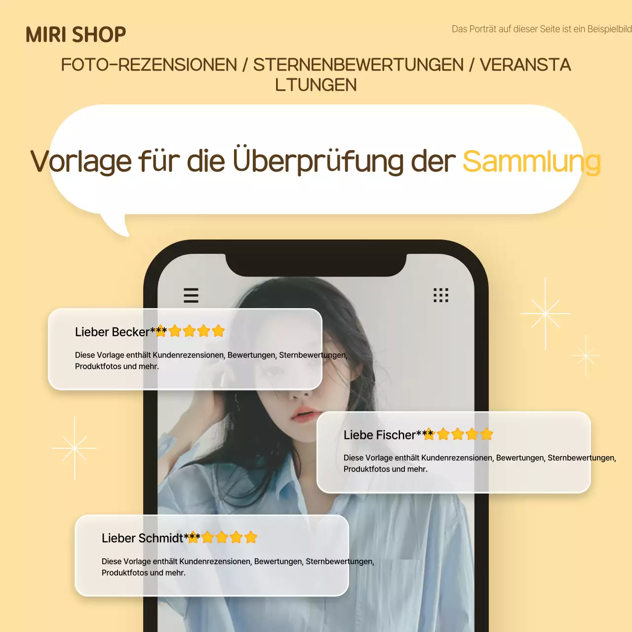 Fördern Sie Beige Einfache Überprüfung Vorlage