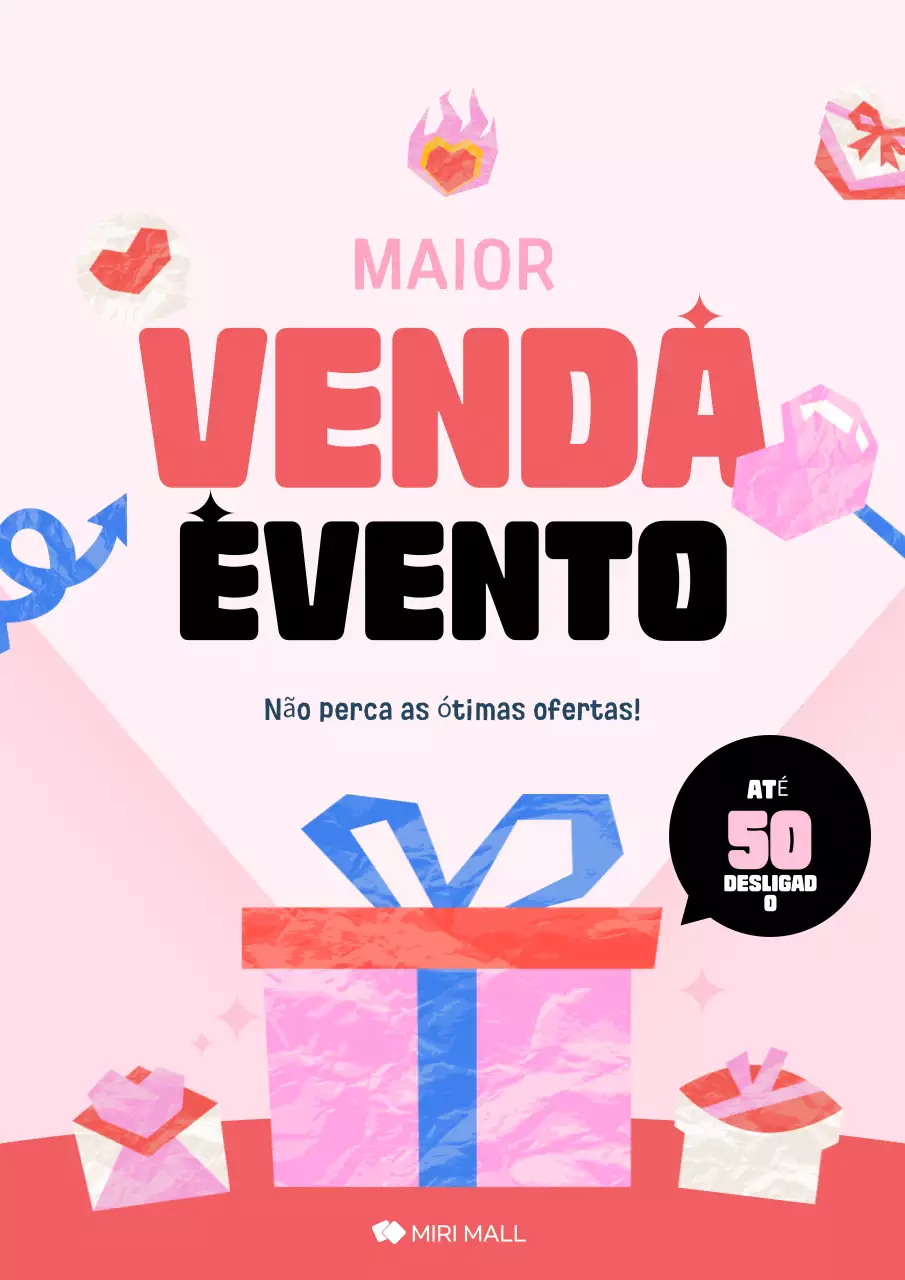promoção de vendas pink bold