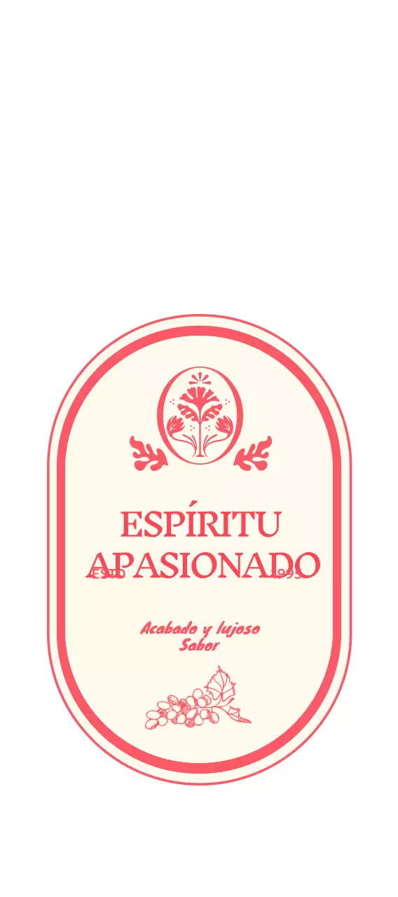 Logotipo rojo de diseño vintage