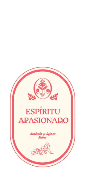 Logotipo rojo de diseño vintage