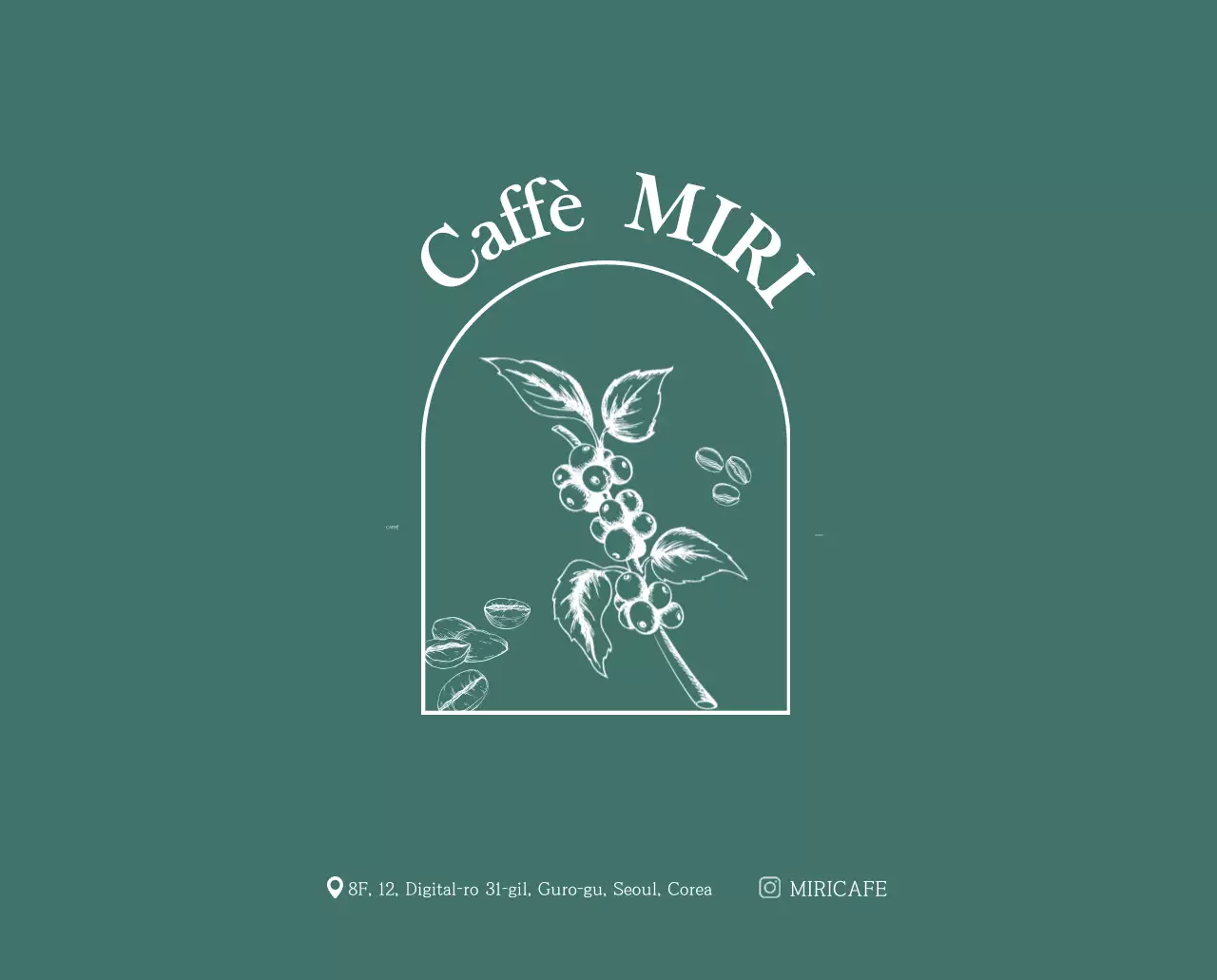 Un moderno calendario dei caffè con i consigli per la bevanda del mese