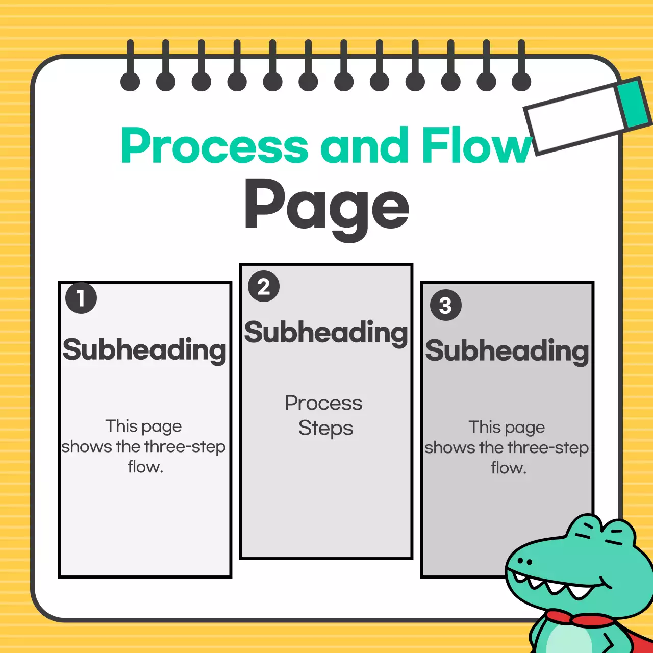 Yellow Playful News Layout Instagram Carousel