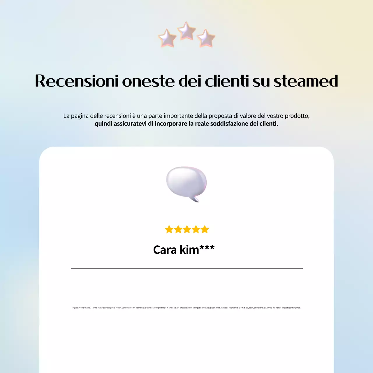 Annuncio di recensione di Mauve Modern