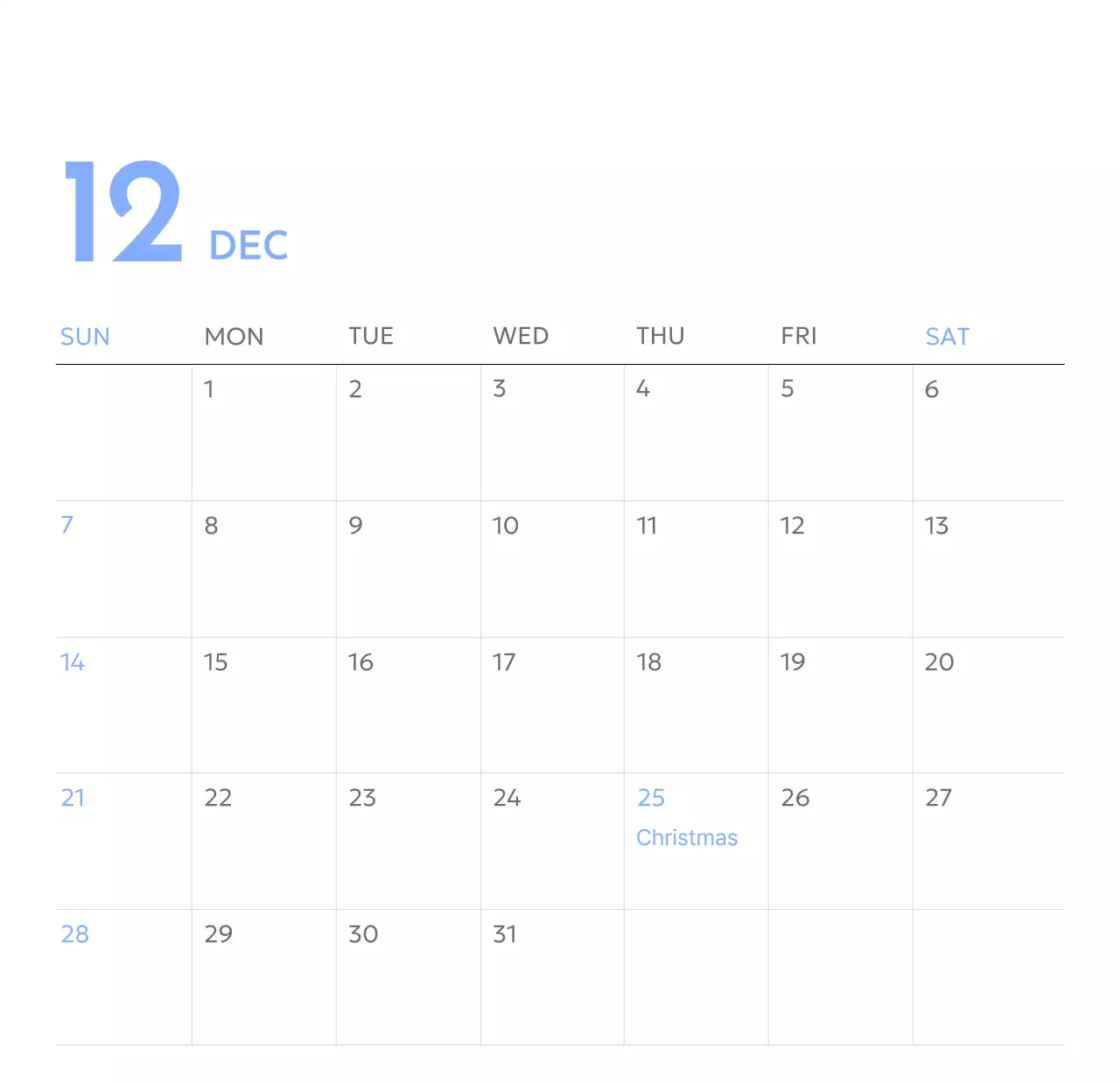Kalender pelacak sasaran foto dengan percikan warna biru