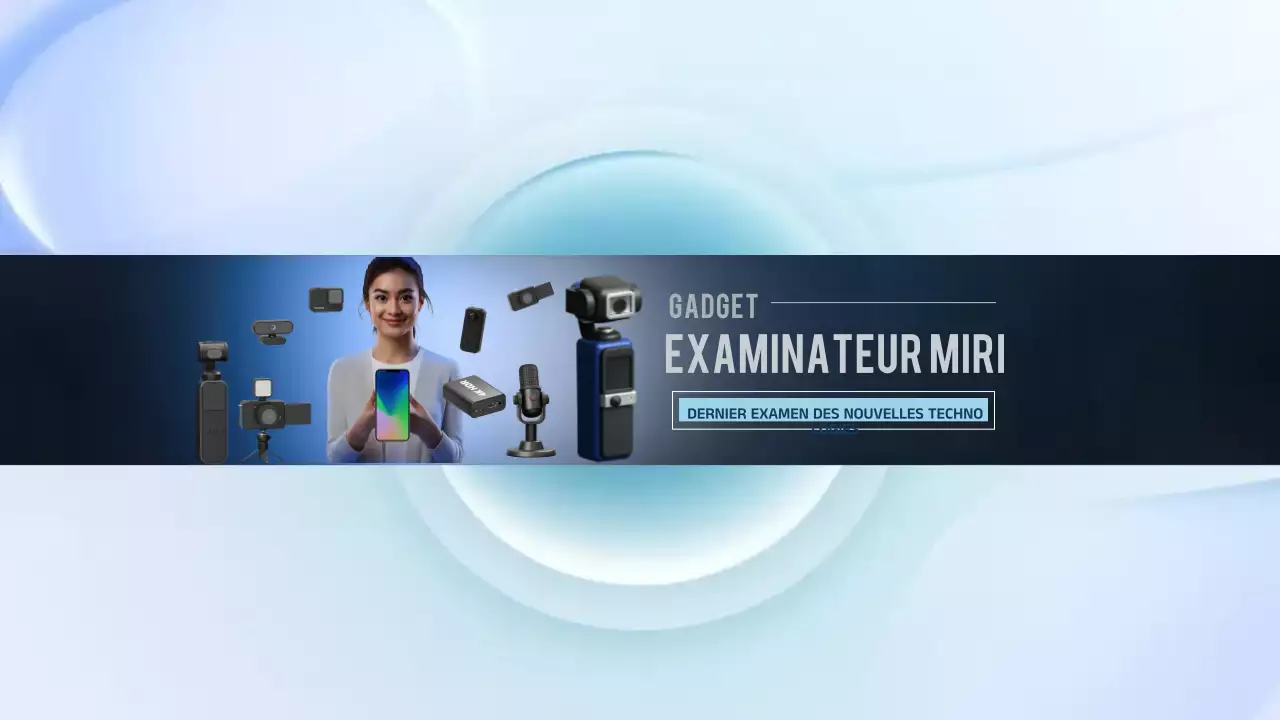 Blue Modern Gadget Review Announcement